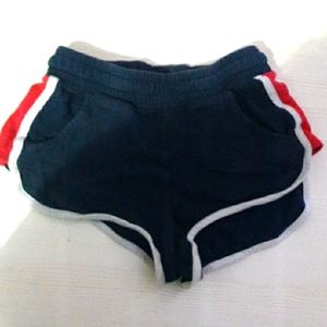 Red Sided Navy Shorts